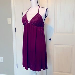 Victoria’s Secret Chemise Dark Purple Size Large